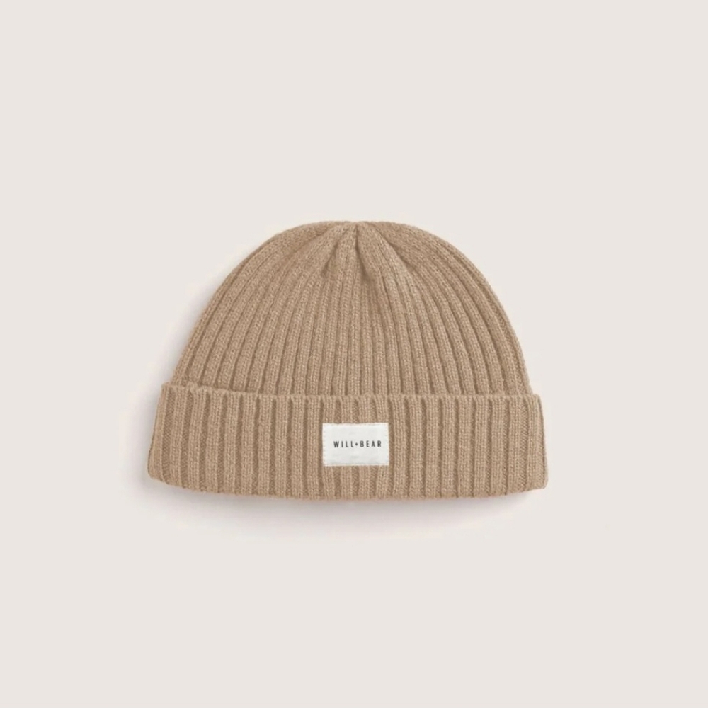 Will + Bear Levi Beanie in Tusk | NWT